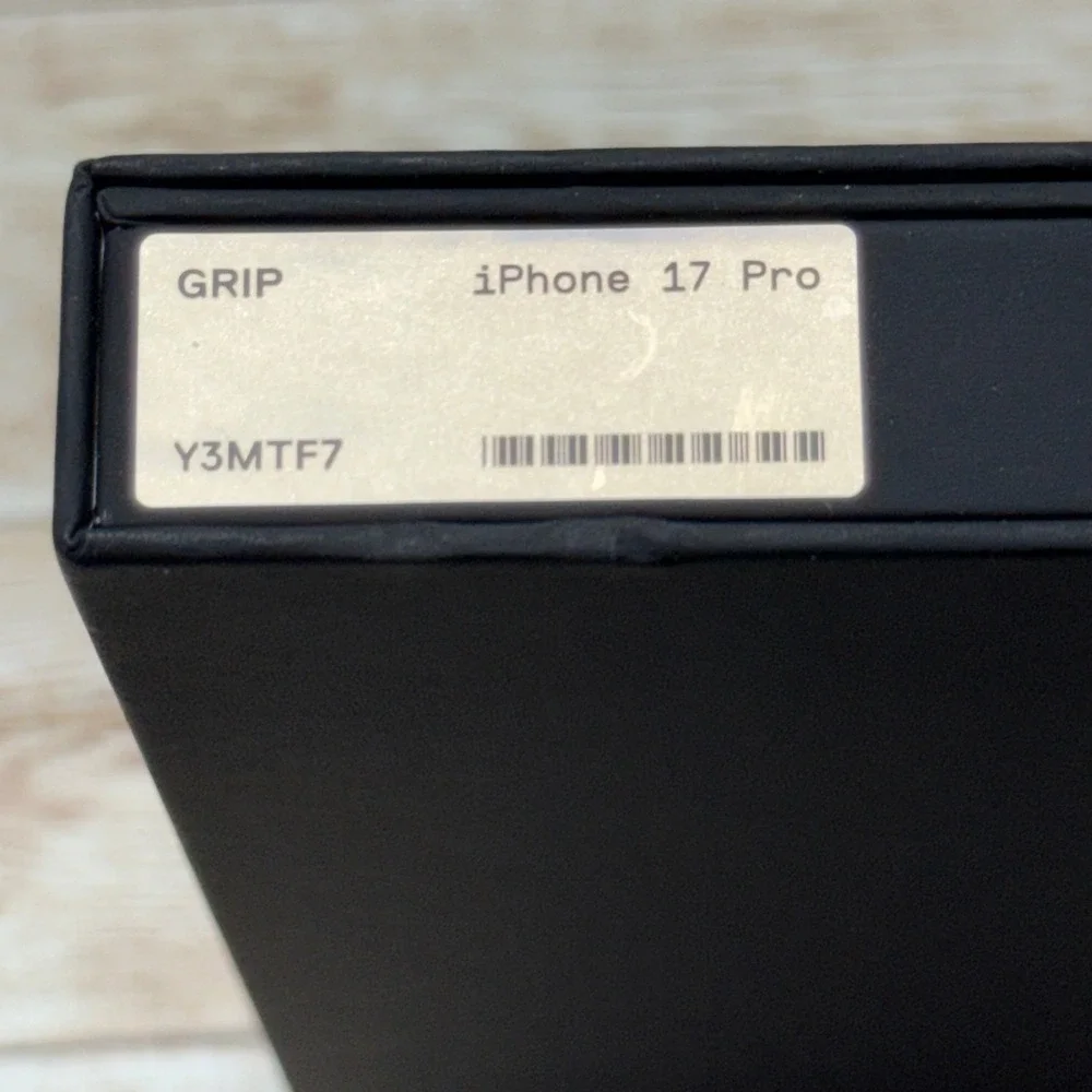 dbrand Grip Case Matte Black iPhone 17 Pro Black Teardown skin New Open Box